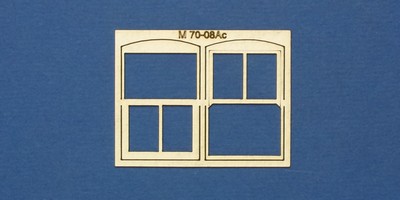 M 70-08Ac O gauge residential window with sash type 2 - arched header